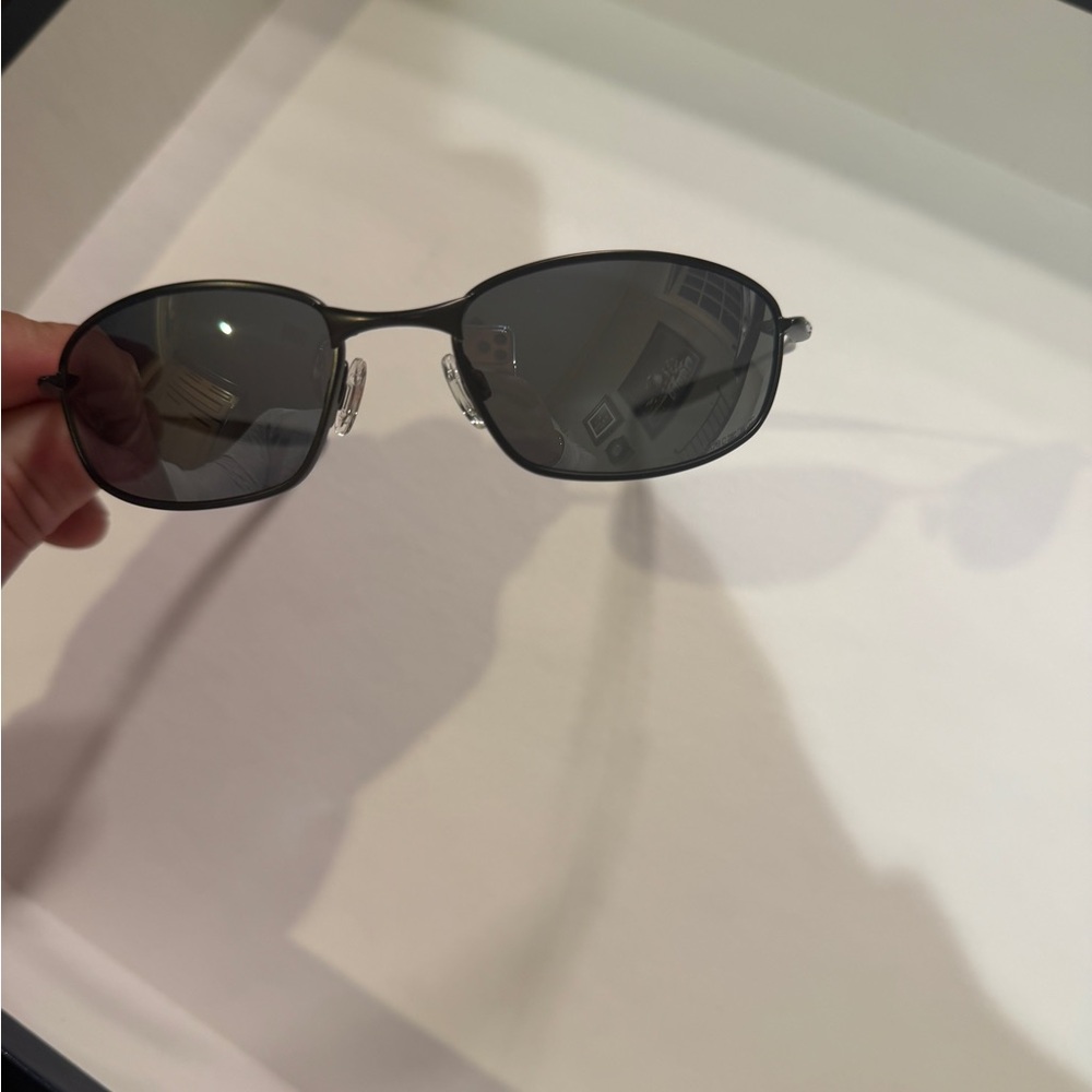 Oakley Whisker Pewter with Black Iridium Sunglasses